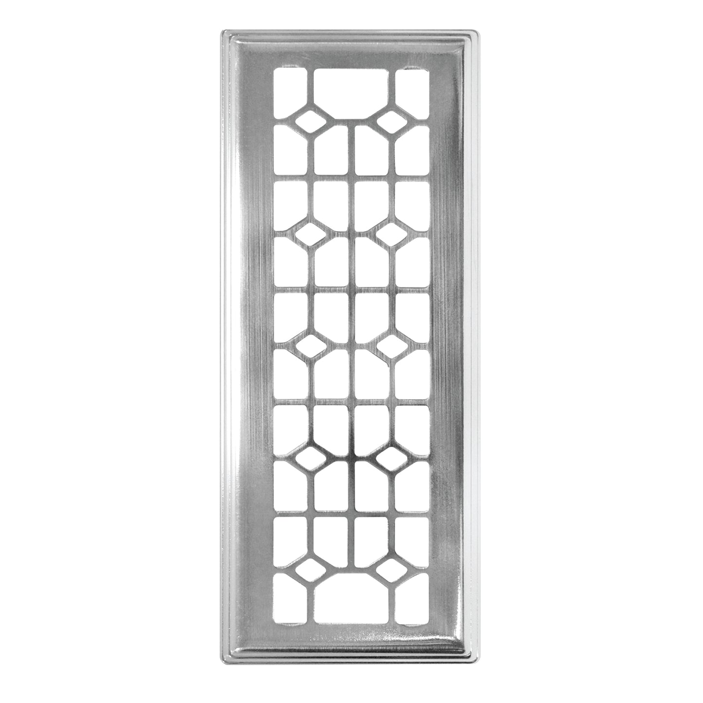 18130 - Floor Choice -3 X10 SINGLE PK DIAMOND DESIGN FLOOR REGISTER BEVEL EDGE