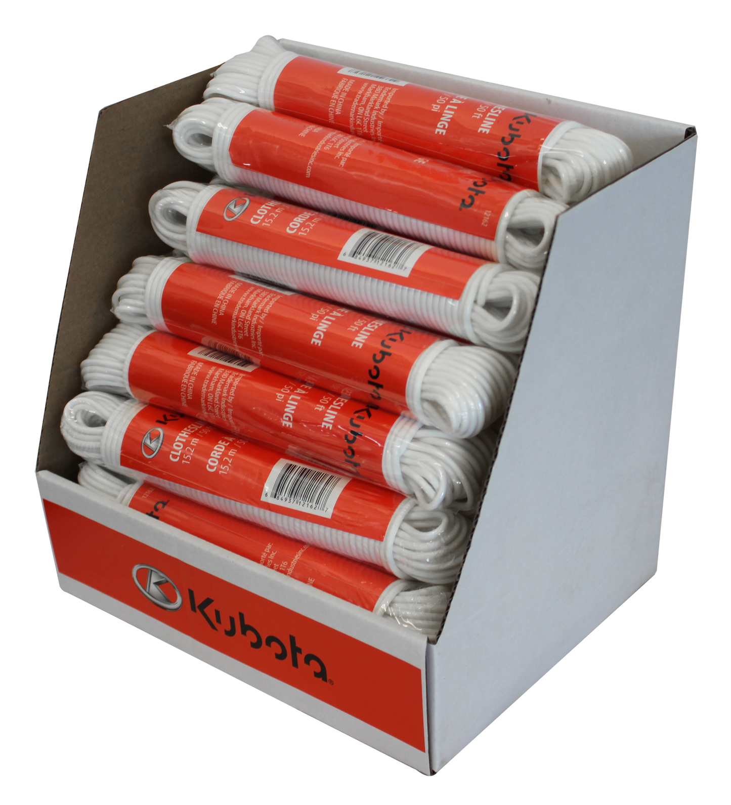 12162- Clothesline/Corde à Linge - Lot of 24/Caisse de 24