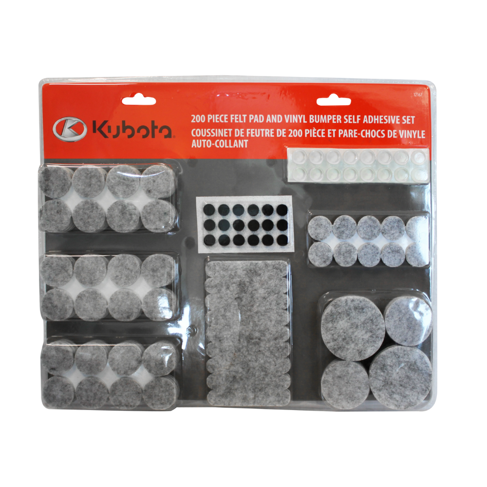 12167 - 200PC FELT AND VINYL VALUE PACK - Sold in lots of 6 - Vendu par caisse de 6