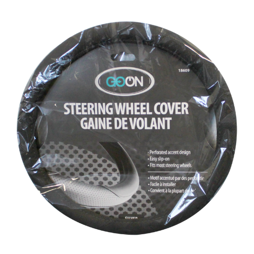 18609 - Go On Steering Wheel Cover - Grey