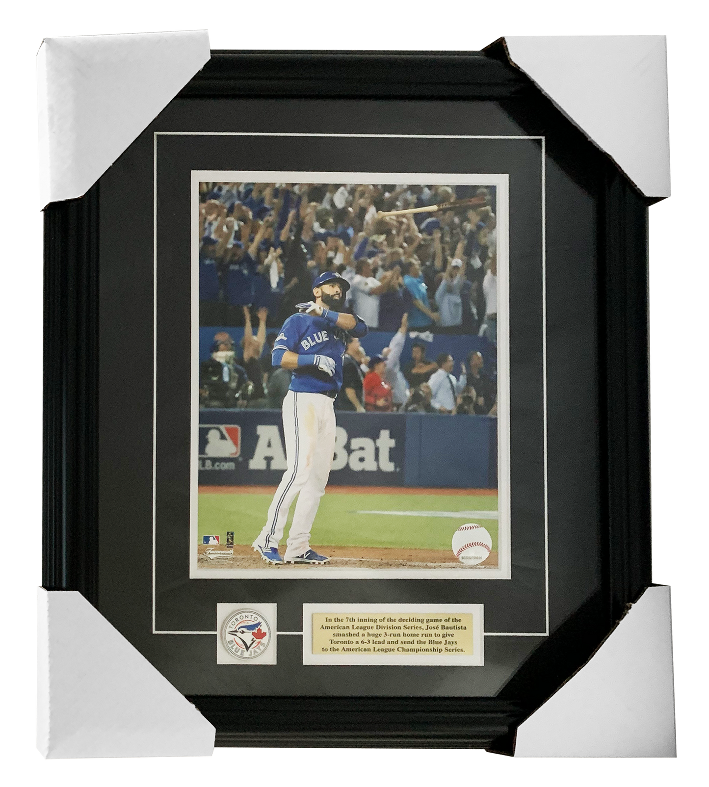 69-459- Jose Bautista 8x10 Pin / Plate - Bat Flip Homerun