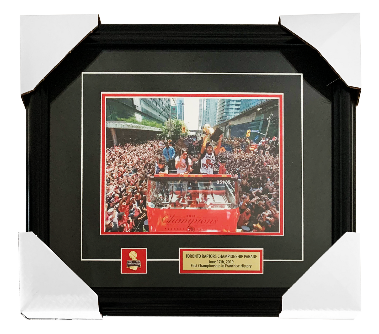 68-319- Toronto Raptors 8x10 Pin and Plate 2019 Championship Parade