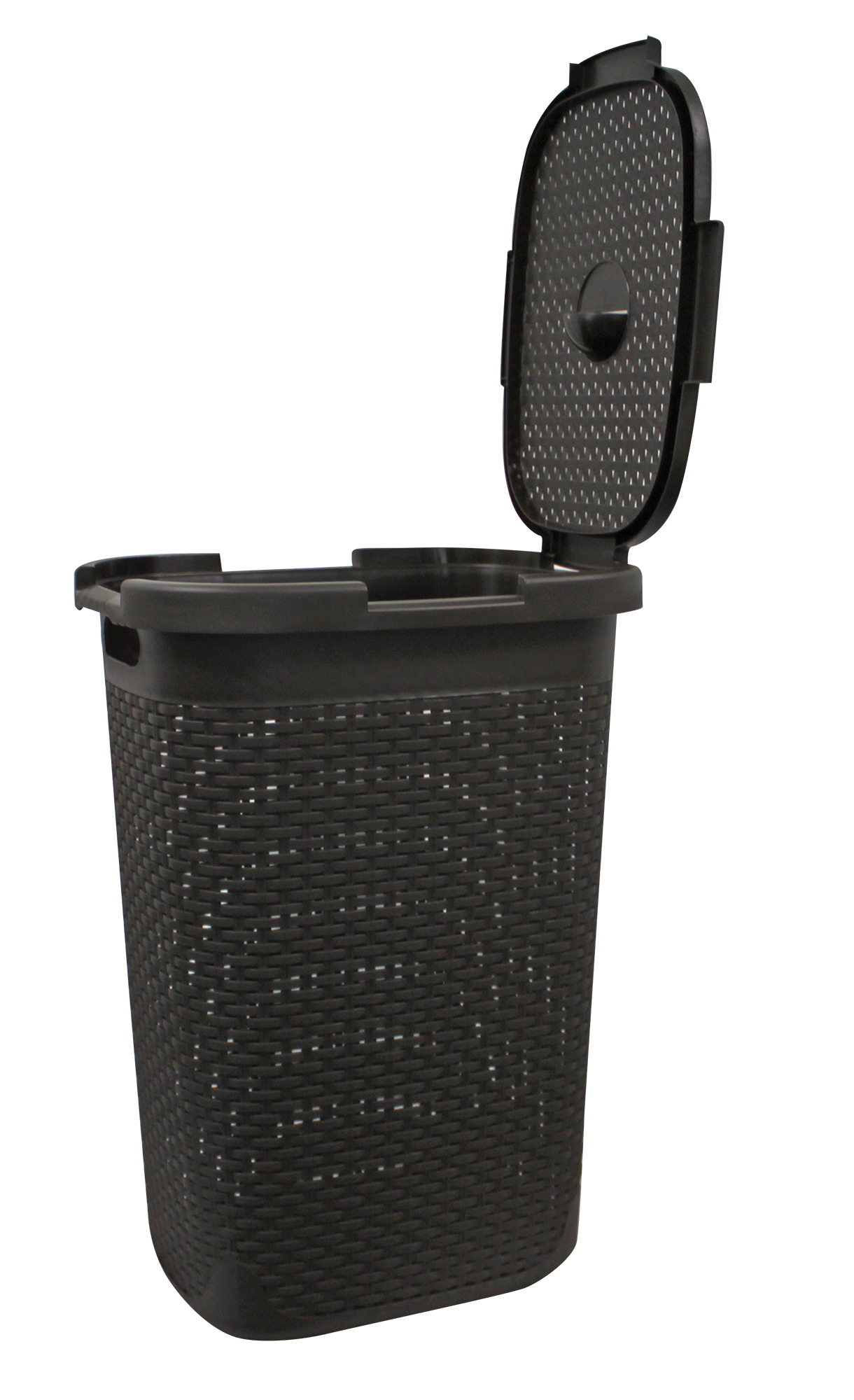 67520- Modern Homes Laundry Hamper 60L Grey- Rattan Style