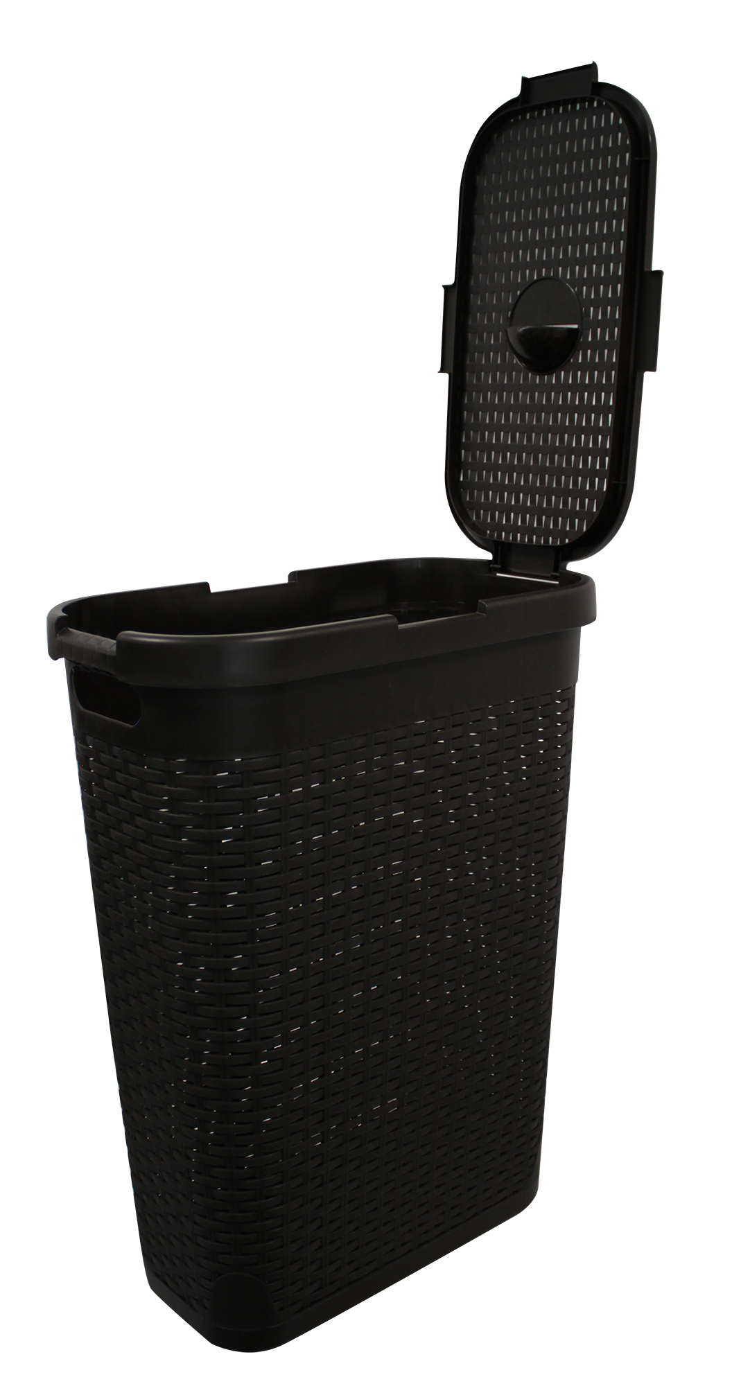 67523- Modern Homes Laundry Hamper 40L Brown- Rattan Slim