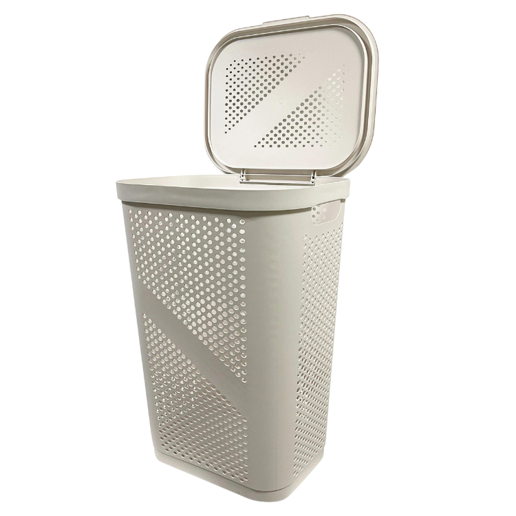 67534- Modern Homes Type A Laundry Hamper 60L Ivory