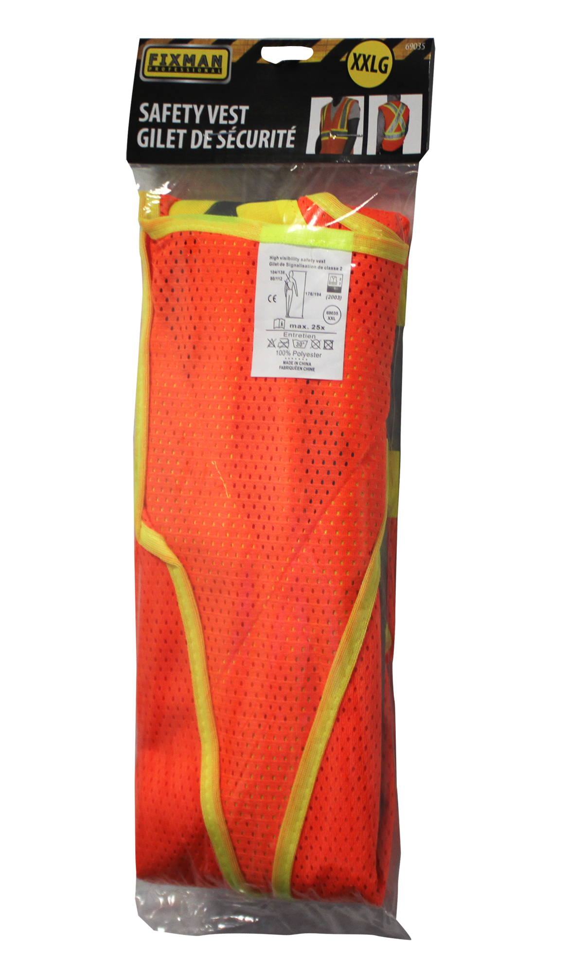69035- Fixman Safety Vest in XXLG