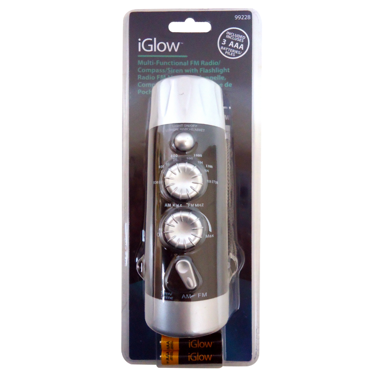 99228- Multi Functional Flashlight Radio