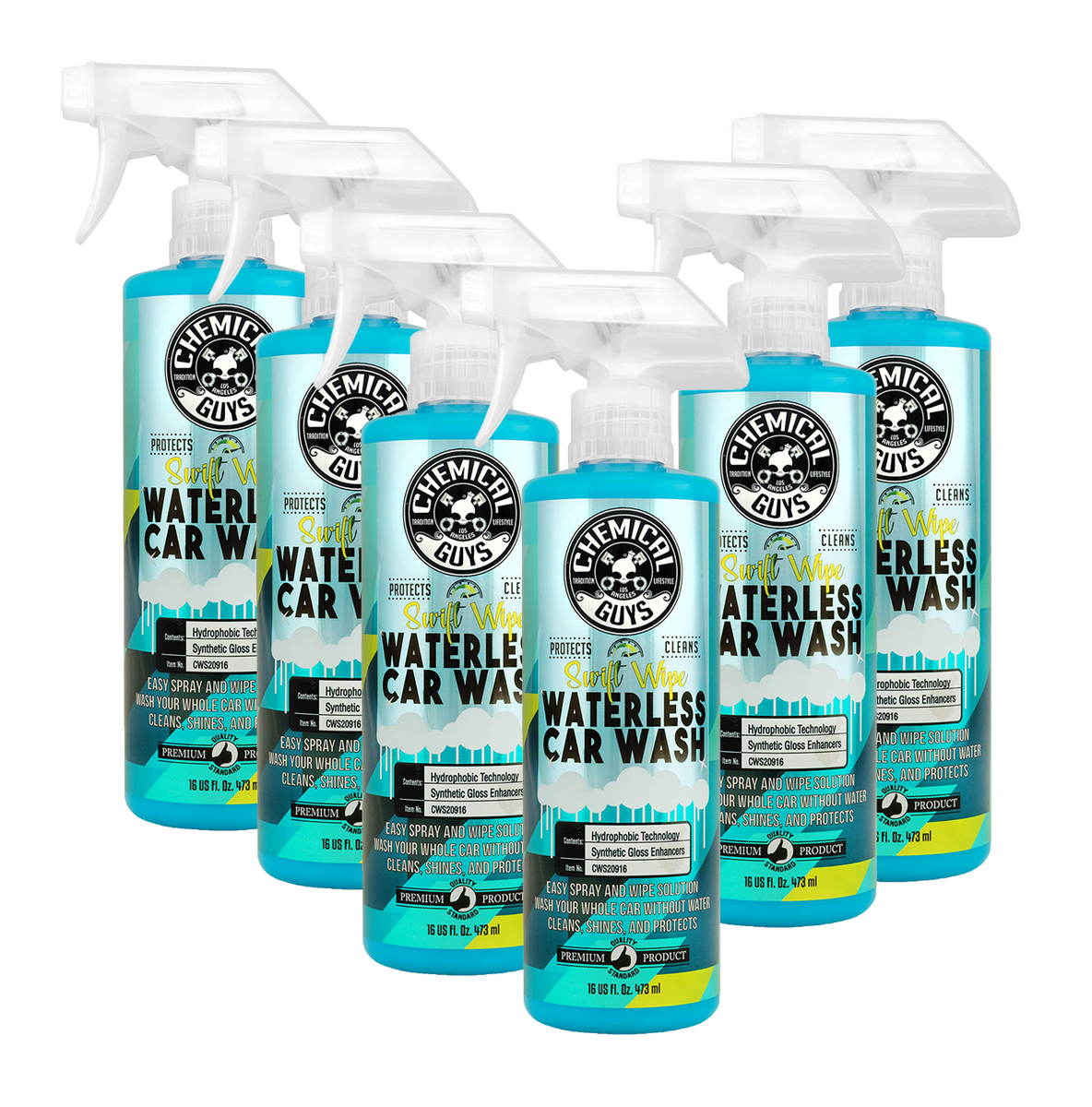 CWS20916 Swift Wipe Waterless Car Wash 16 Oz Trademark Industries Inc