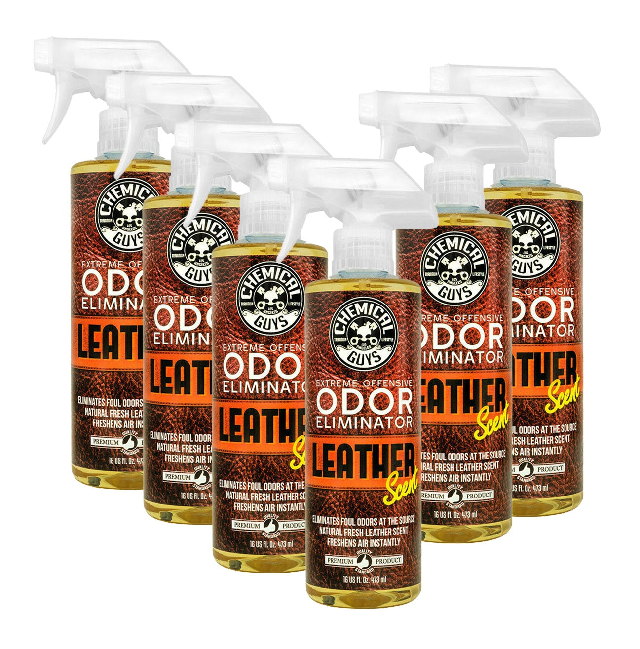 SPI22116- Chemical Guys Extreme Offensive Leather Scented Odor Eliminator 16 Oz