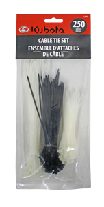 12083- Kubota Cable Tie Set / Ensemble D'attaches de câble Kubota