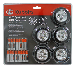 12184- Kubota 3LED Spot Light / Spot 3LED Kubota