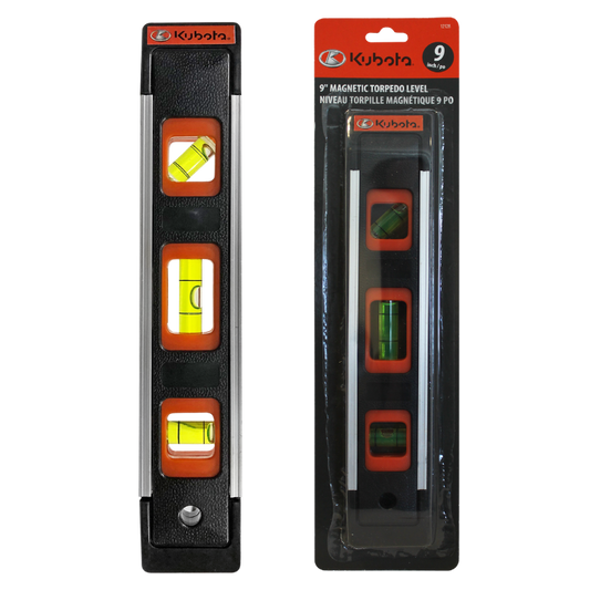 12128 - 9" Torpedo Level/Niveau 9 po Torpedo - Lots of 12/Caisse de 12