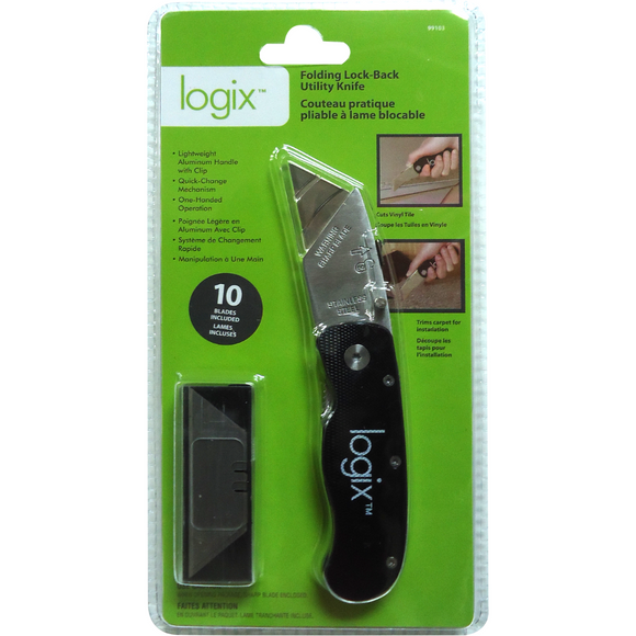 99103 - Logix Folding lockback utility knife-front