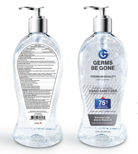 99848 - 15oz Germs Be Gone Hand Sanitizer