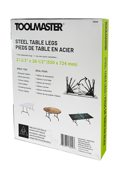 18029- Tool Master Steel Table Legs
