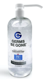 99855 - 32oz Germs Be Gone Hand Sanitizer - Dispenser Stand Refill