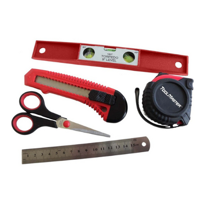 66002 - 5pc w/Tape Measure  - TOOL SET