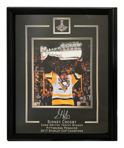 72-529- Sidney Crosby 16x20 Replica Signature Frame 2017 Stanley Cup