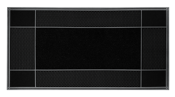 87730- Floor Choice 23”x46”  Runway Black Mat