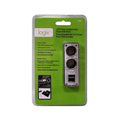 99320 - Dual socket USB Charger
