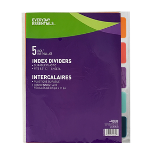 99558 - EE Poly Index Dividers