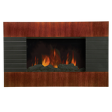 67500- Modern Homes Mahogany Look Wall Mount Fireplace
