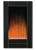 67502- Wall Mount Black Bevel Edge Fireplace